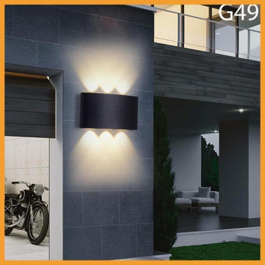 Đèn trang trí hắt tường 2 đầu 8w chống nước G49
