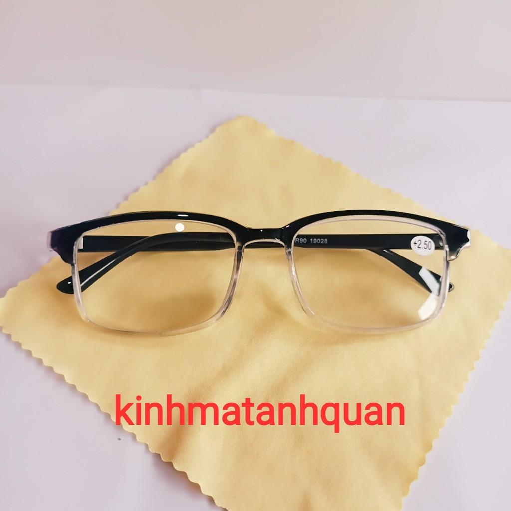 KÍNH LÃO GỌNG NHỰA CHUẨN ĐỘ FROM ĐẸP