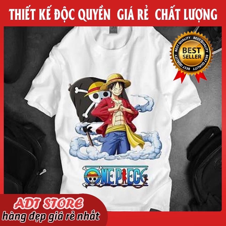 Áo thun in hình anime One piece Luffy vua hải tặc siêu đẹp