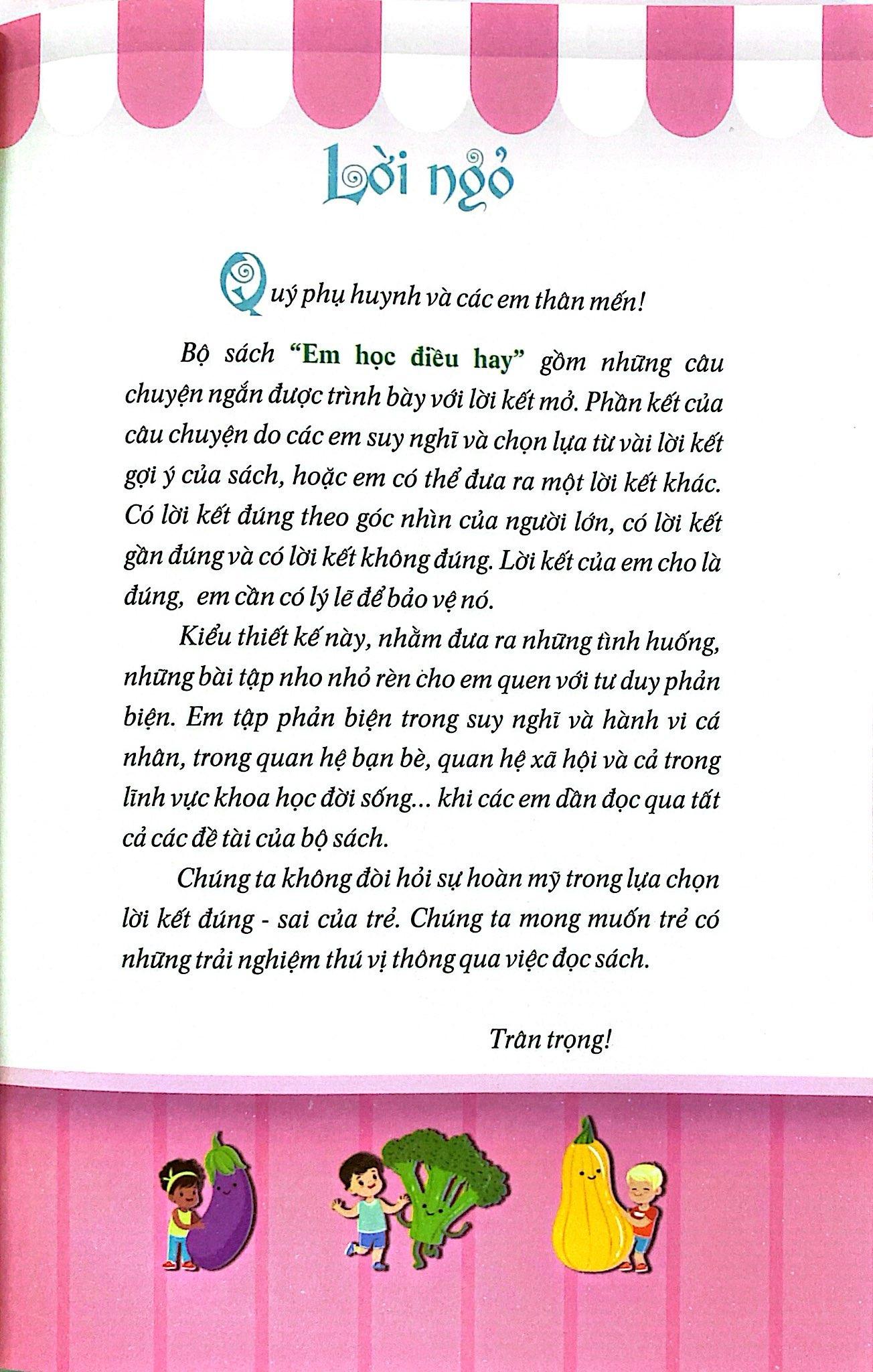 Sách Em Học Điều Hay: Khả Năng Tự Lập