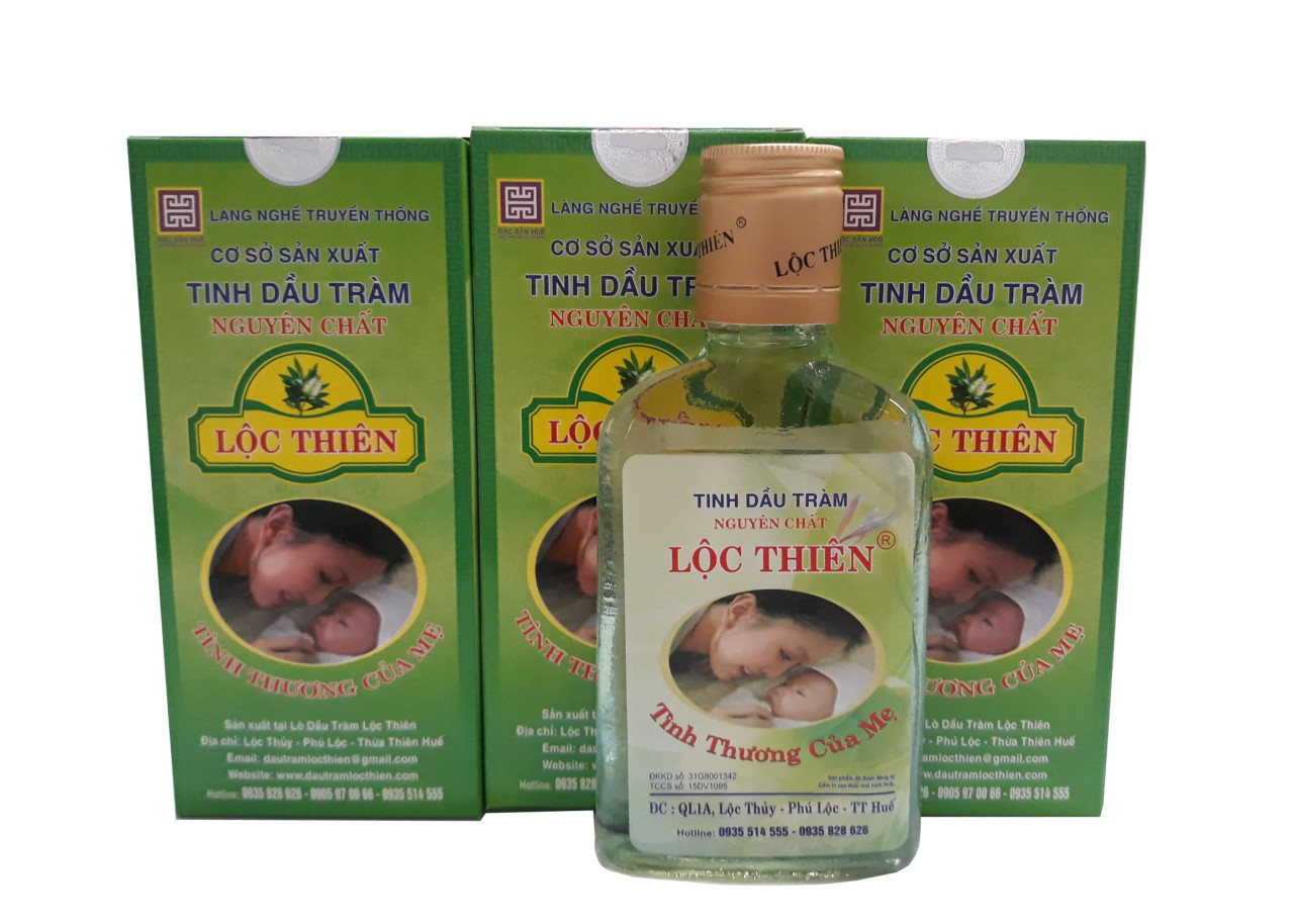 Combo 4 Lọ Dầu Tràm Lộc Thiên nguyên chất 100ml mã 212