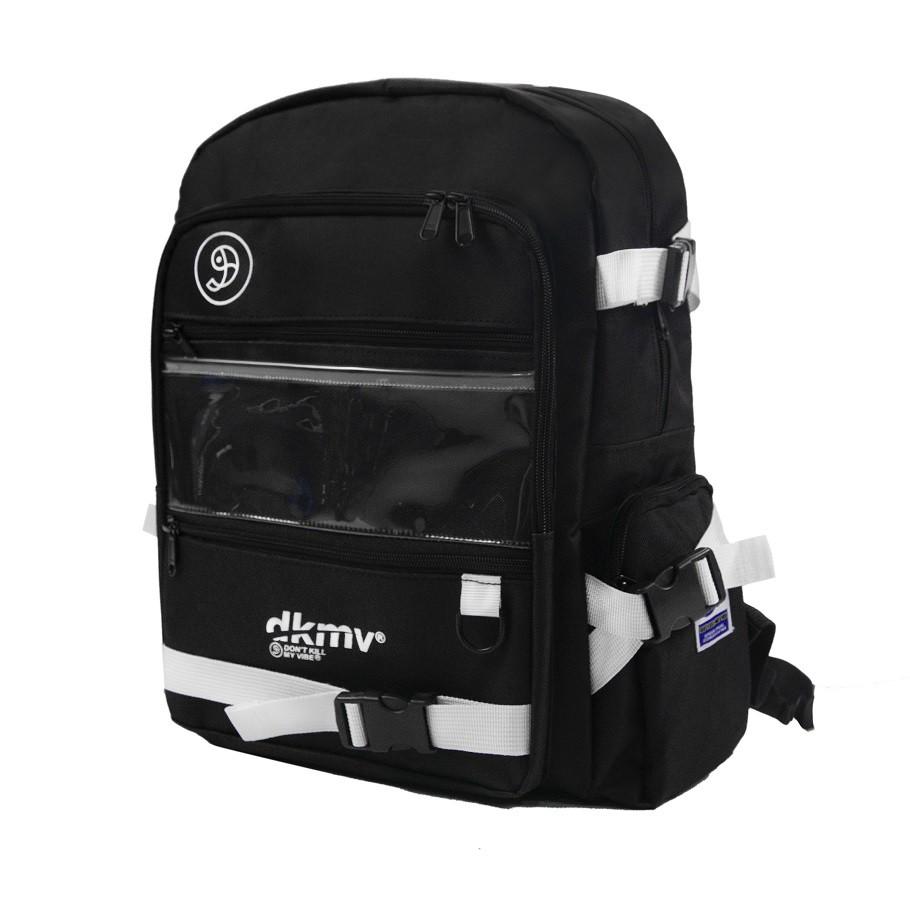 DKMV Balo Logo Plastic TẶNG kèm Tote màu xanh
