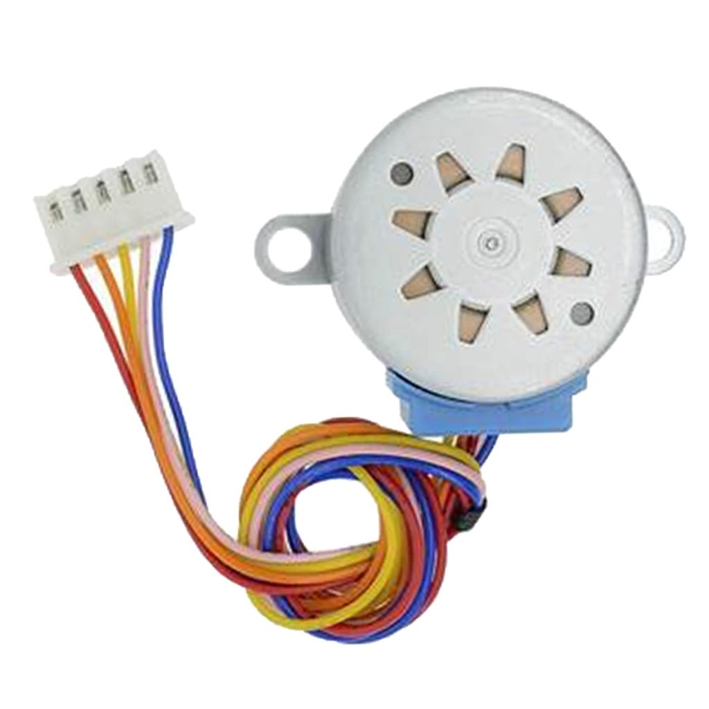 12V 4 pha 5 dòng ô tô xe máy động cơ bước/giảm tốc Động Cơ Giảm Tốc