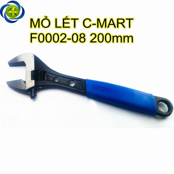 Mỏ lết C-MART F0002-08 bọc nhựa 08 inch 200mm