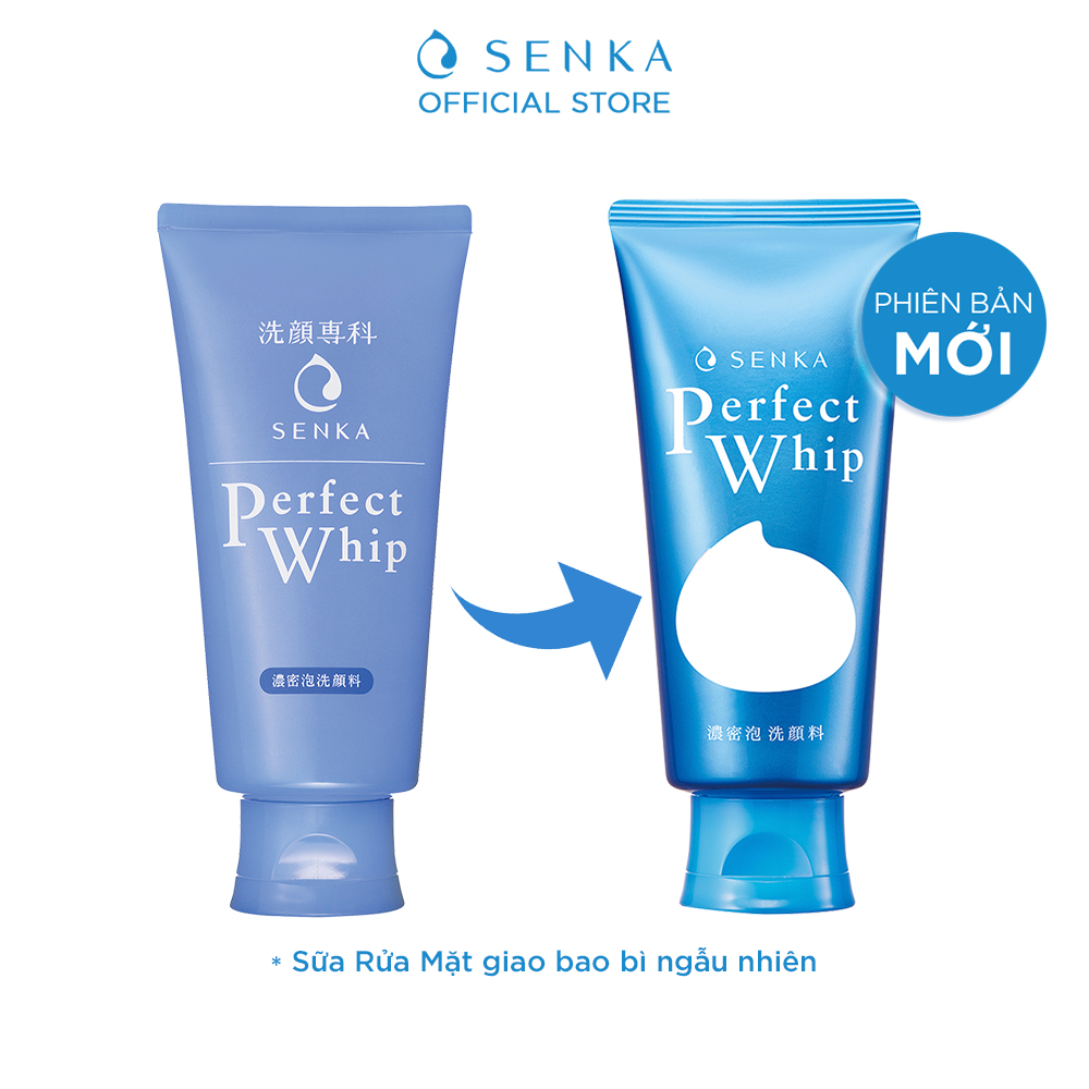 Hình ảnh Sữa Rửa Mặt Tạo Bọt Chiết Xuất Tơ Tằm Trắng Senka Perfect Whip 120g - 14839 Hình ảnh Sữa Rửa Mặt Tạo Bọt Chiết Xuất Tơ Tằm Trắng Senka Perfect Whip 120g - 14839