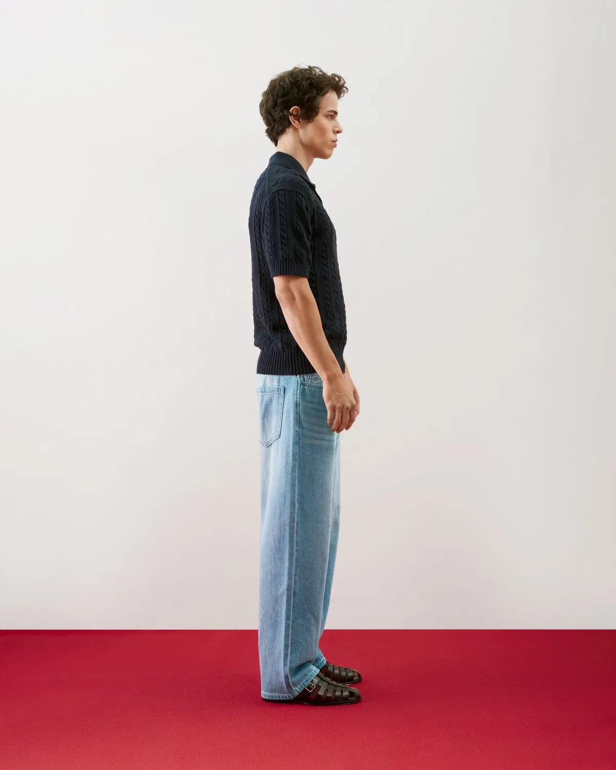 Quần jean Nam Xanh Nhạt Form Straight - ROUTINE 10F25DPA022