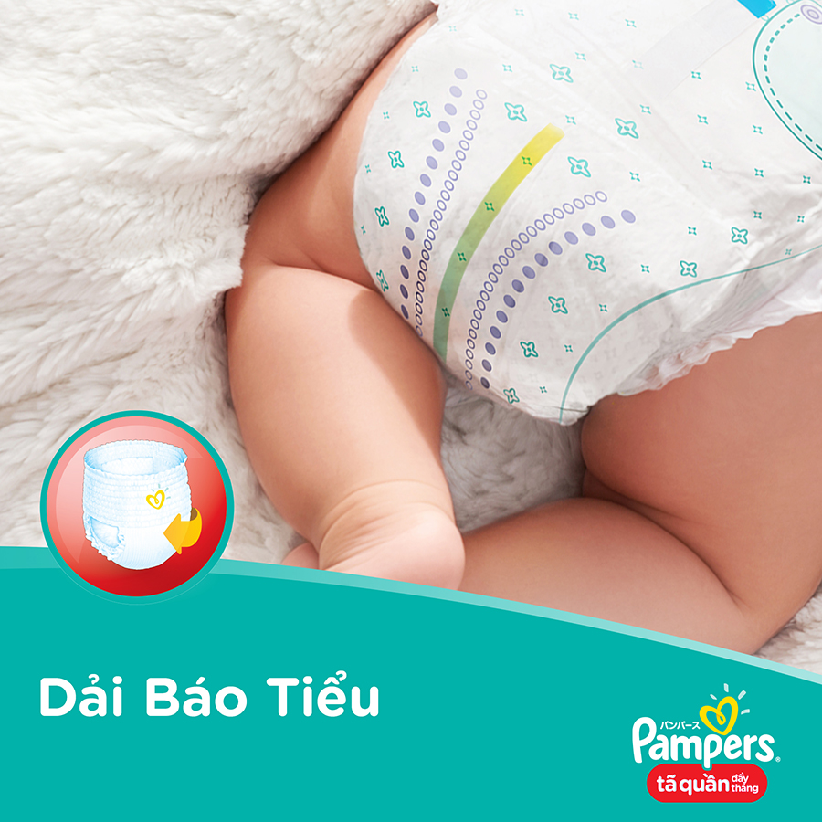 Combo 3 gói tã quần Pampers M60
