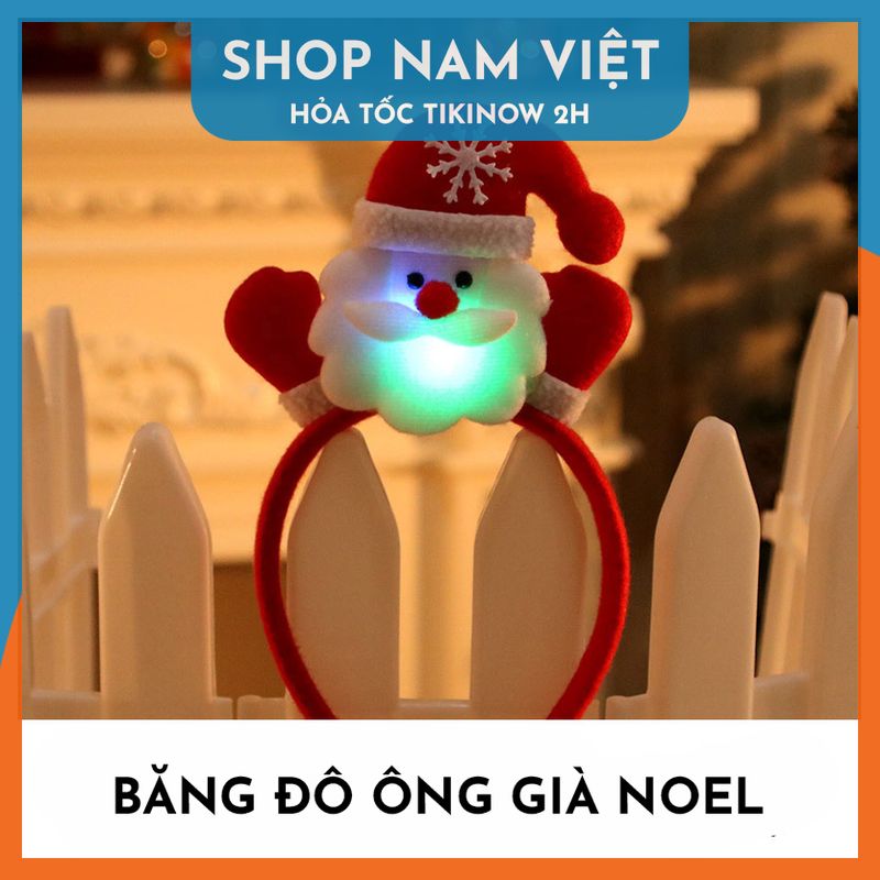 Băng Đô Biểu Tượng Giáng Sinh Có Đèn Led