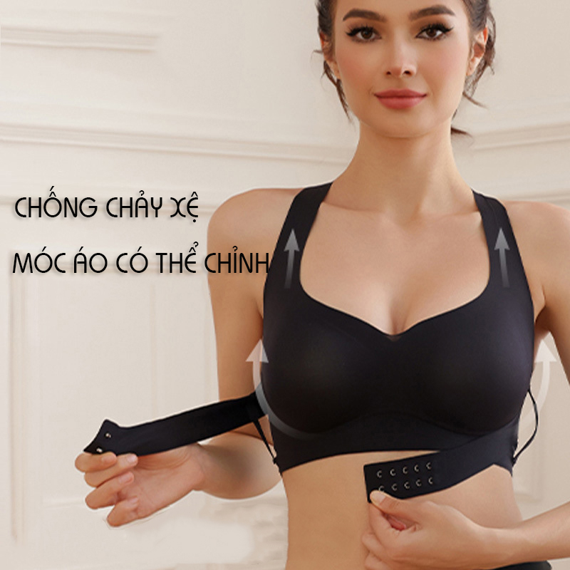 Áo Lót Nữ Chống Gù Cải Thiện Vóc Dáng Không Gọng Đệm Mỏng Không Lộ Vết B201