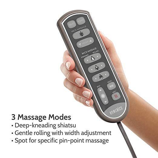 Đệm ghế massage shiatsu 3D chuyên nghiệp HoMedics MCS-845HJ