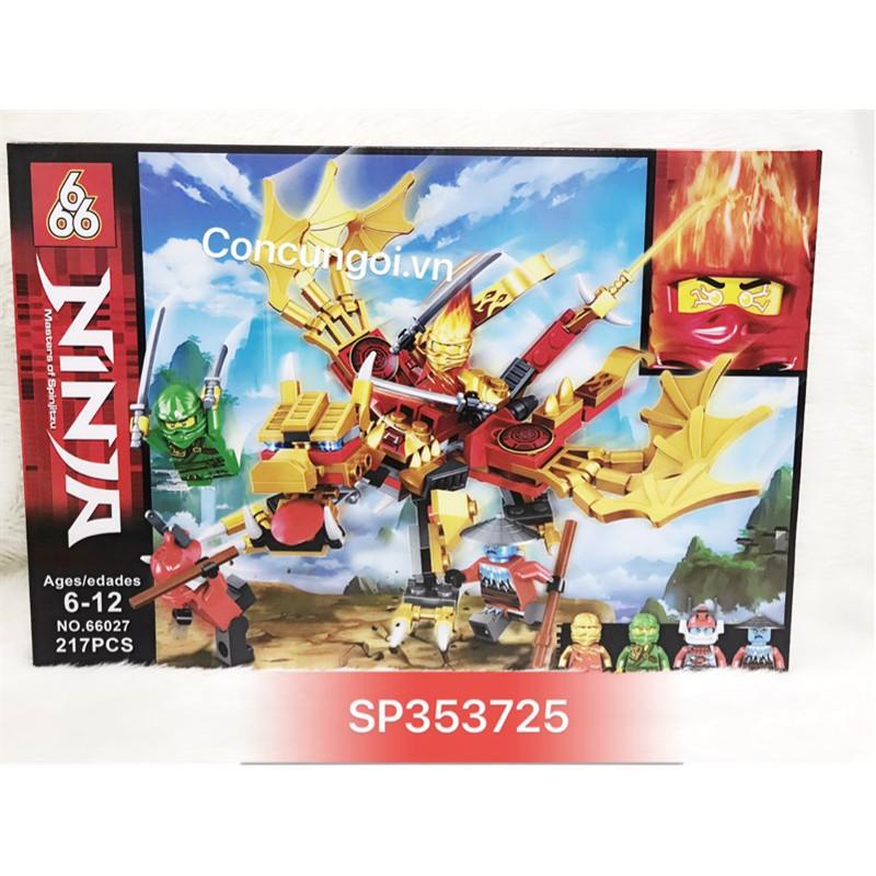 HỘP LOGO RÁP RỒNG BAY NINJA 217 MIẾNG, 66027 - SP353725