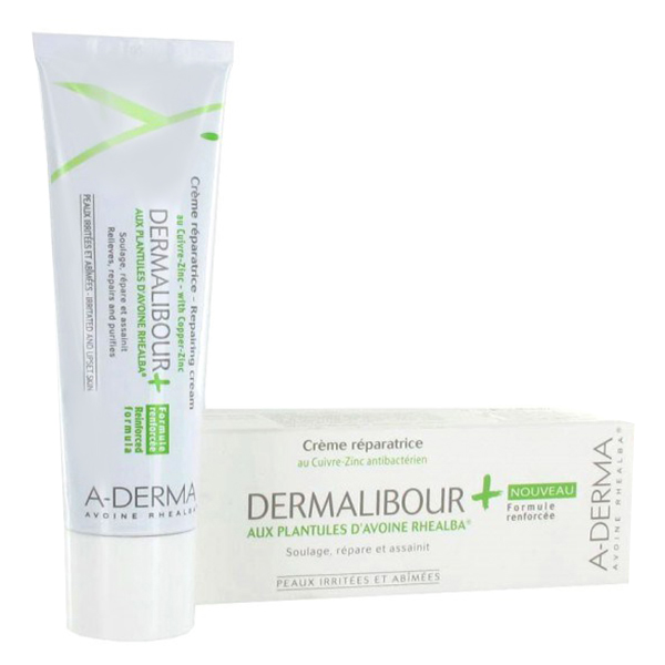 Kem Làm Dịu Da Và Kháng Khuẩn A-Derma Cho Da Nhạy Cảm, Dễ Kích Ứng, Ngứa, Tróc Vảy, Hăm Tã Dermalibour Cream (50ml)