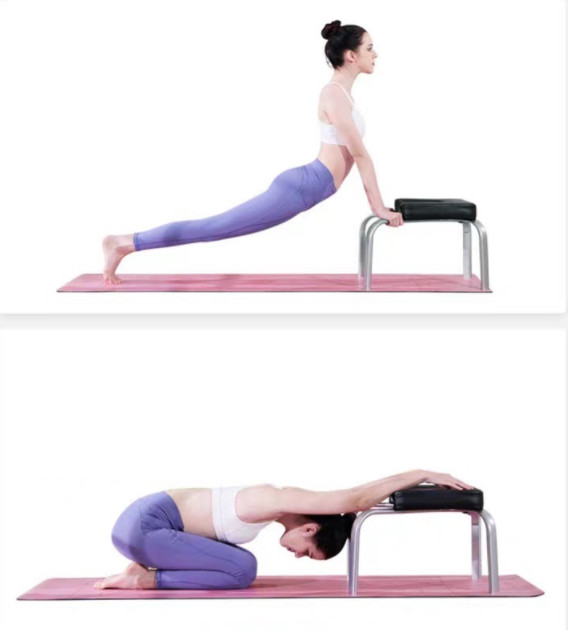 Ghế tập Yoga - Ghế Tập Đa Năng- Ghế Tập Trồng Chuối Hỗ Trợ Vai Cổ Cột Sống CM05 Chính Hãng Cemill