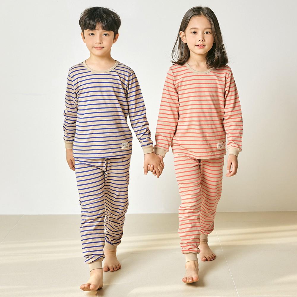 Bộ đồ dài tay mặc nhà cotton mịn cho bé trai U1005 - Unifriend Hàn Quốc, Cotton Organic