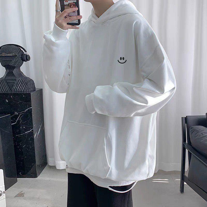 Áo Hoodie Oversize Smile, JACKLANE, Áo nỉ dài tay Unisex Jack Lane