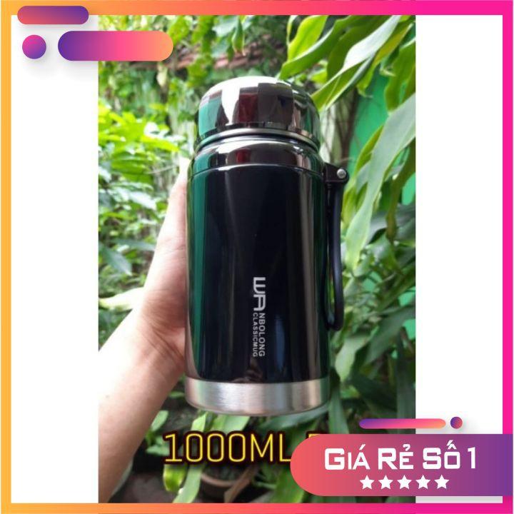 Bình giữ nhiệt kim cương 1lit hàng inox 304 dày đẹp giữ nhiệt 12h