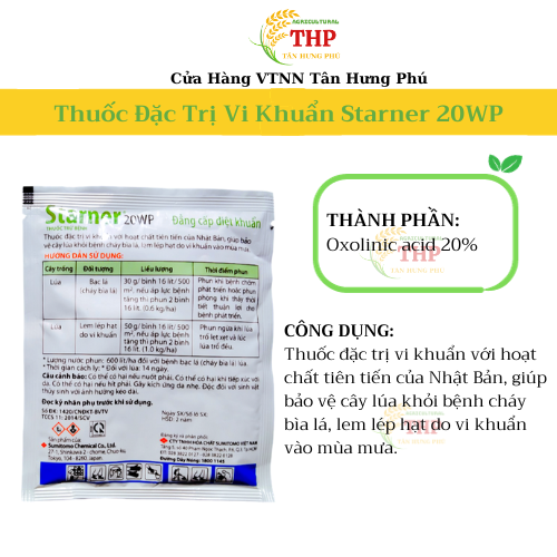  Thuốc Trừ Bệnh Starner 20WP | Gói 100g