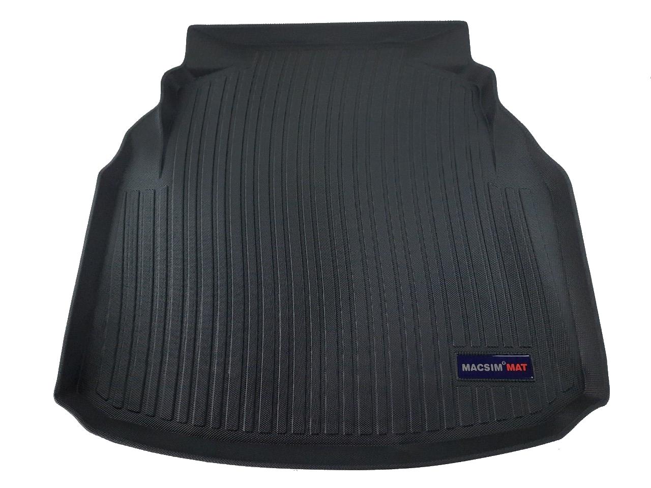 Thảm lót cốp Mercedes C 2008-2013 nhãn hiệu Macsim chất liệu TPV cao cấp màu đen