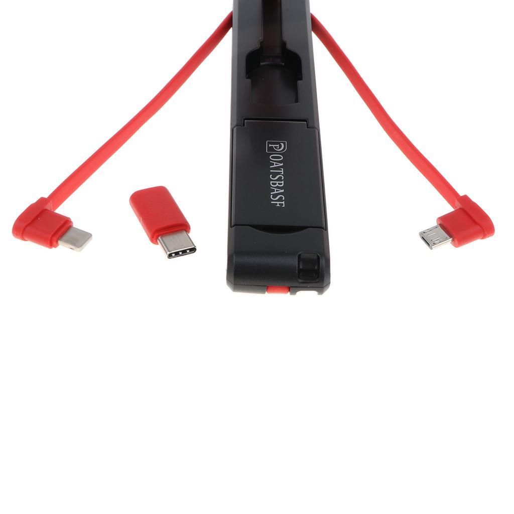 3 in 1 Universal Folding USB Data Sync Charging Cable Phone Charger