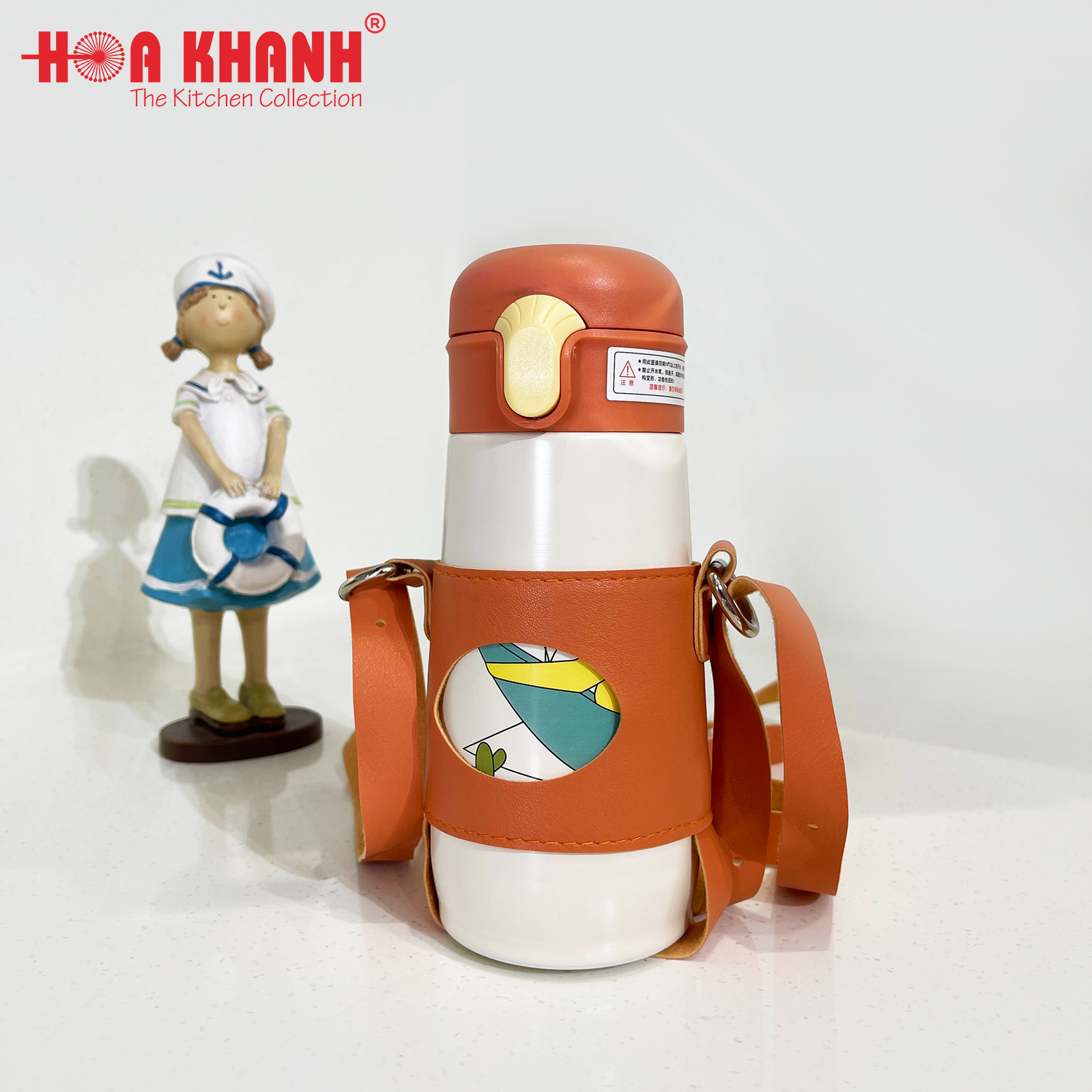BÌNH GIỮ NHIỆT NẮP BẬT 420ML - A06-BNX333
