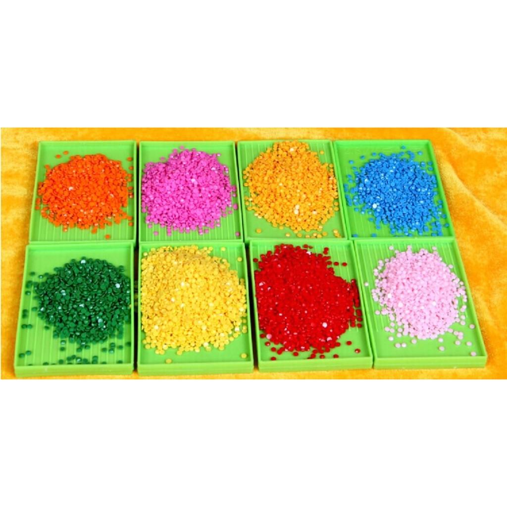 Tranh đính đá phong cảnh làng quê Việt -YN5302