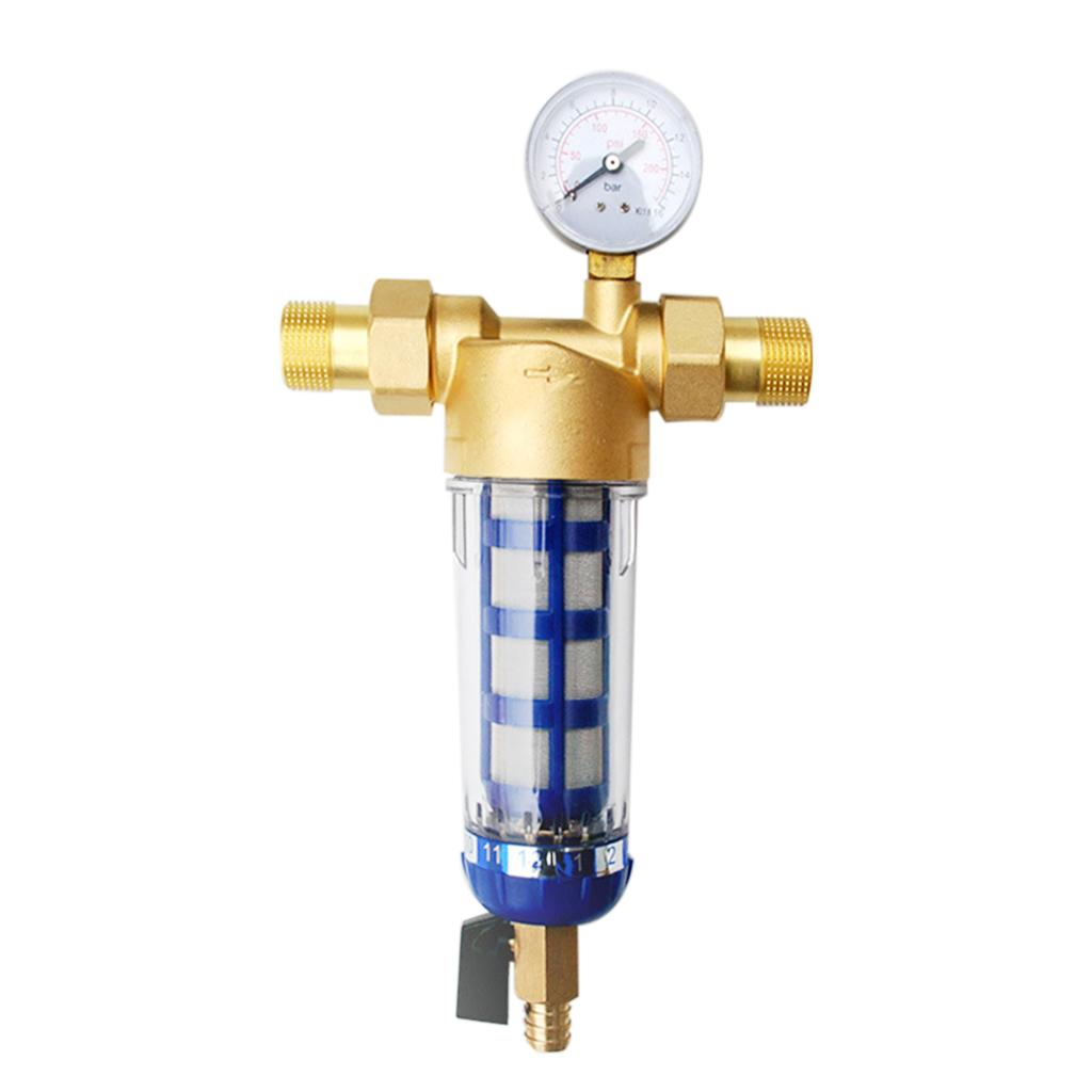 Household Mesh Spin Down Water Filter System Sediment Water Filter 1/2inch