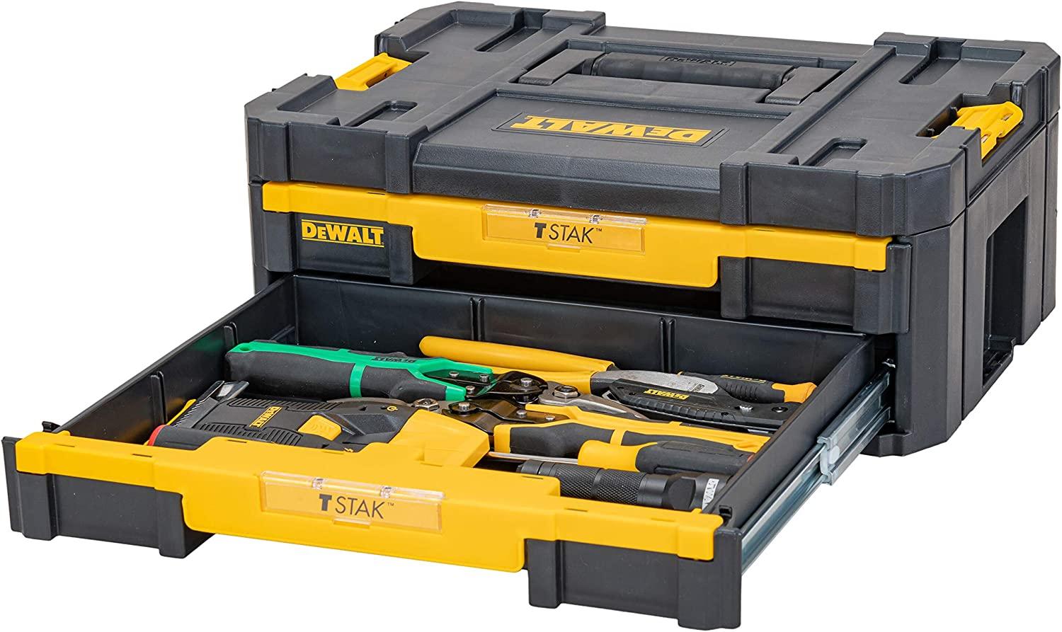 THÙNG ĐỒ NGHỀ T-STAK (440X331X176)MM DEWALT DWST1-70706 - HÀNG CHÍNH HÃNG