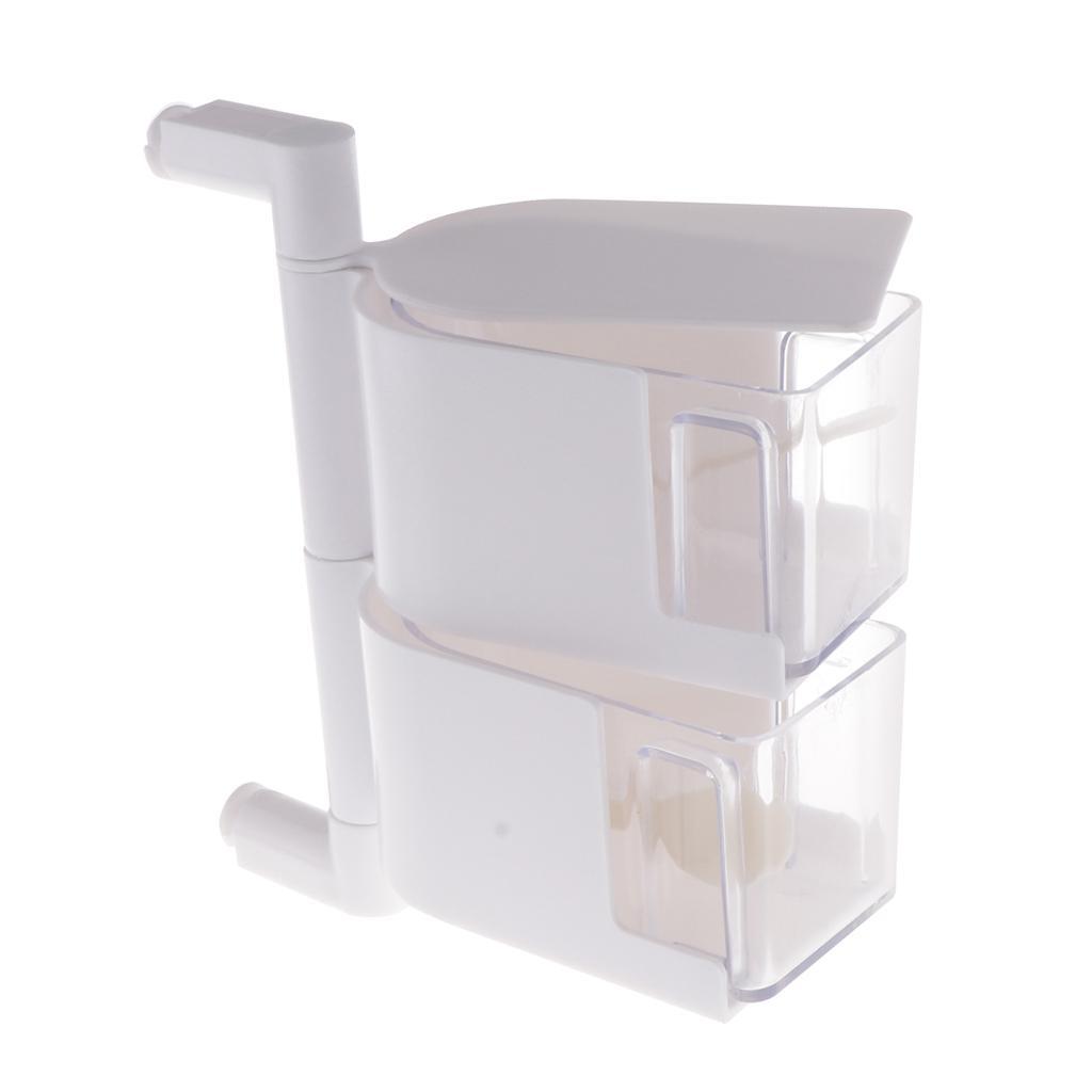 Rotatable Spice Rack Set - Seasoning Box - Condiment Storage Container Box -