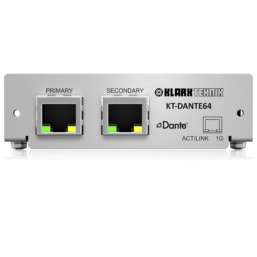 KLARK TEKNIK KT-DANTE64 - Audinate Dante Network Module -Hàng Chính Hãng