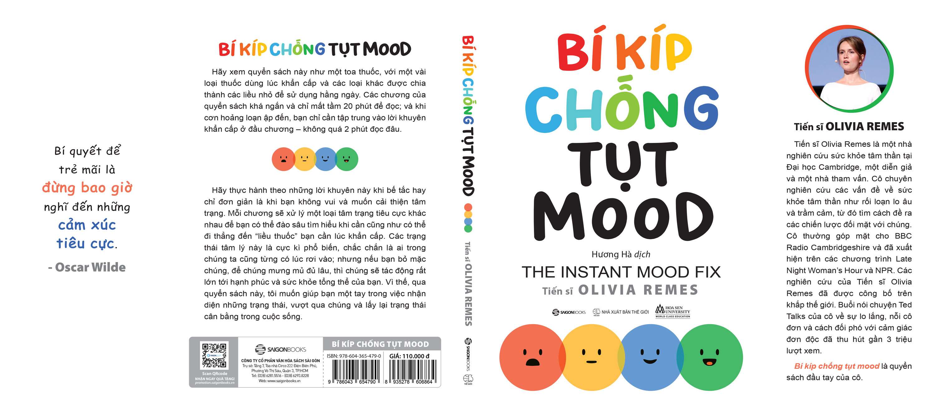 Bí kíp chống tụt mood - Tác giả Dr. Olivia Remes - hiểu rõ cảm xúc của bản thân và học cách quản lý cảm xúc để điều chỉnh