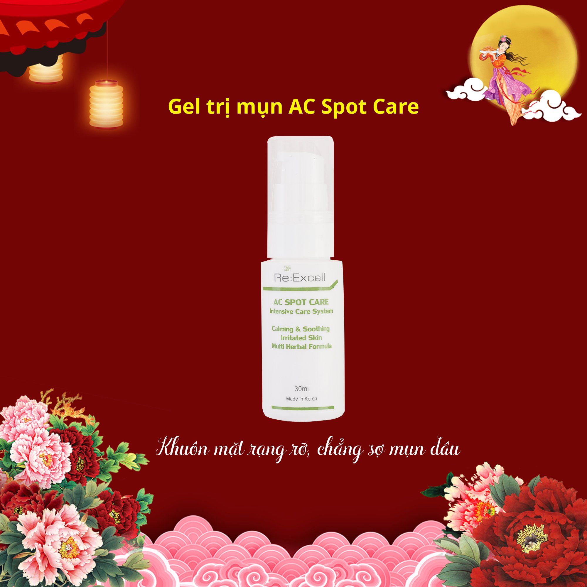 Combo full cho da mụn Daily Beauty R&amp;B Việt Nam, chăm sóc da mụn toàn diện, ngừa mụn, phục hồi tổn thương do mụn, ngăn mụn quay trở lại