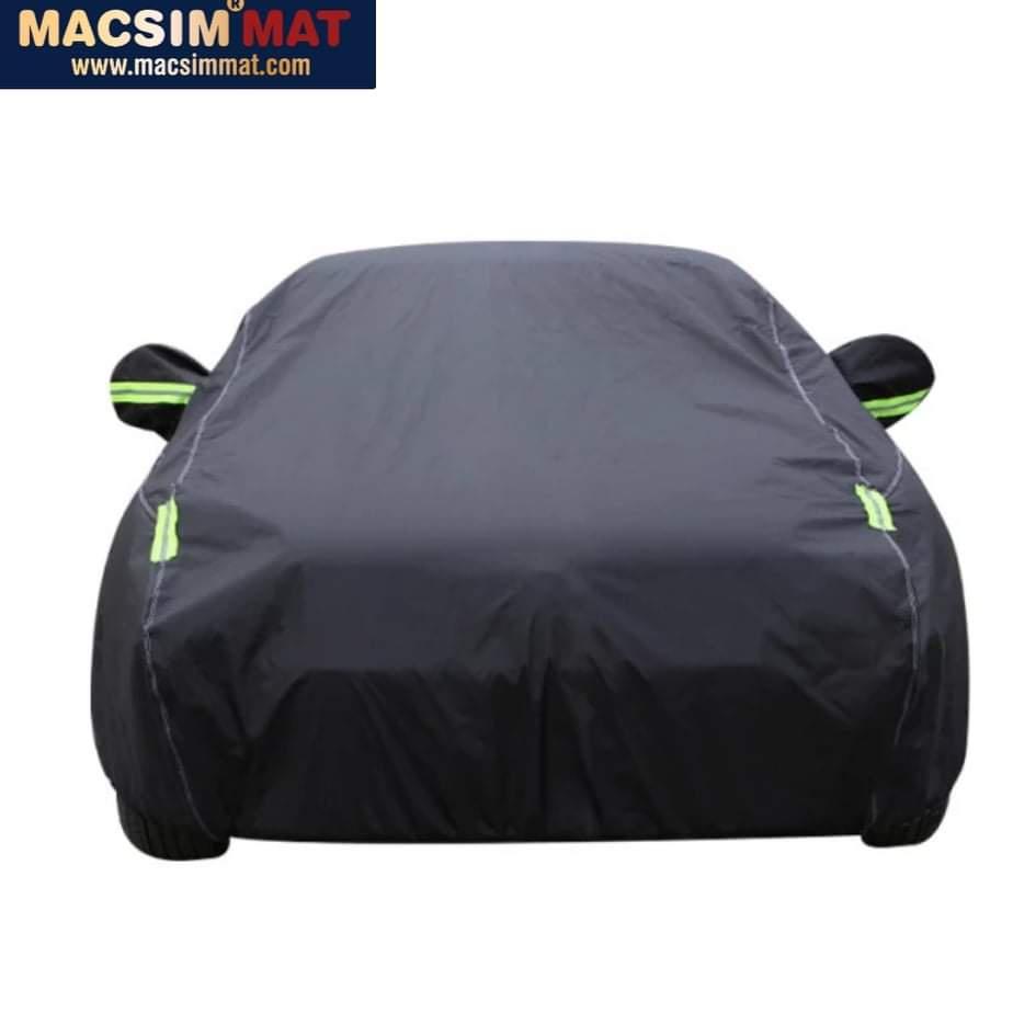 Bạt phủ ô tô  Ford Touneo nhãn hiệu Macsim sử dụng trong nhà và ngoài trời chất liệu Polyester - màu đen