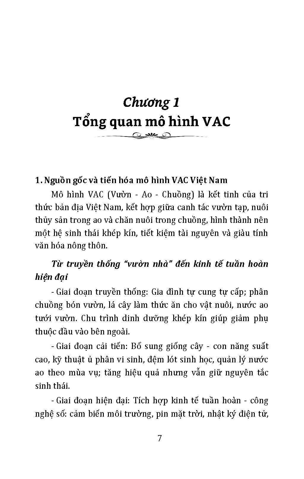 Vườn - Ao - Chuồng Sinh Thái (Tủ sách Làm Nông Kiểu Mới - Xanh, Sạch, Bền Vững)
