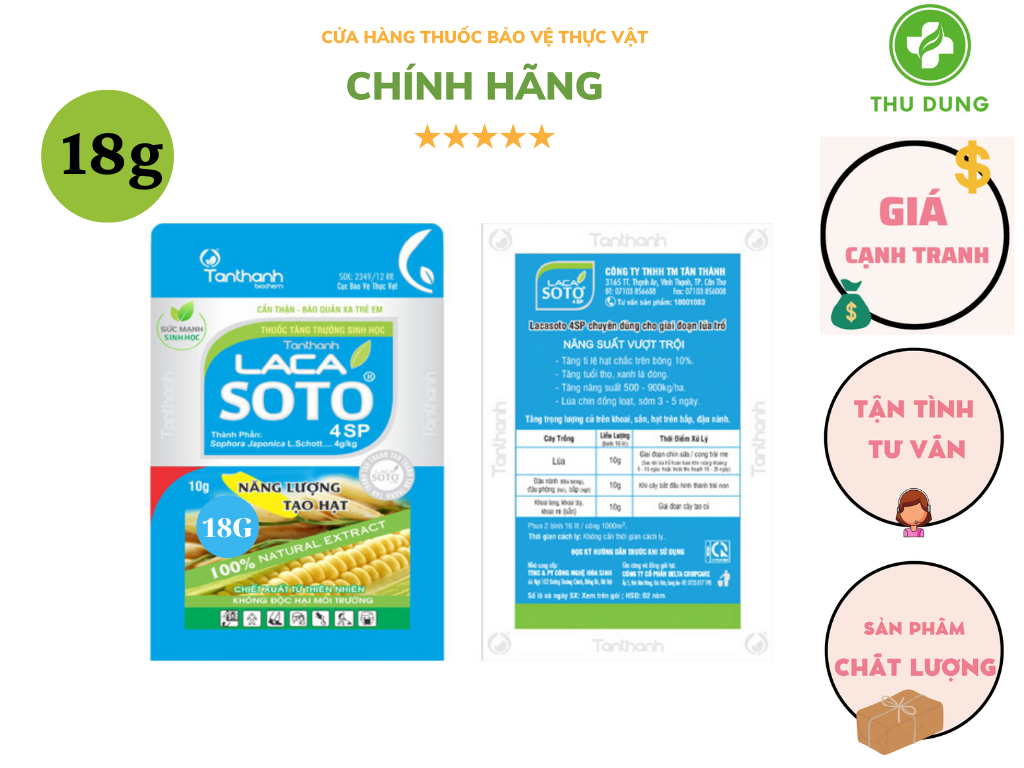 LACASOTO Tân Thành 18g chuyên dùng cho giai đoạn vô gạo cực nhanh