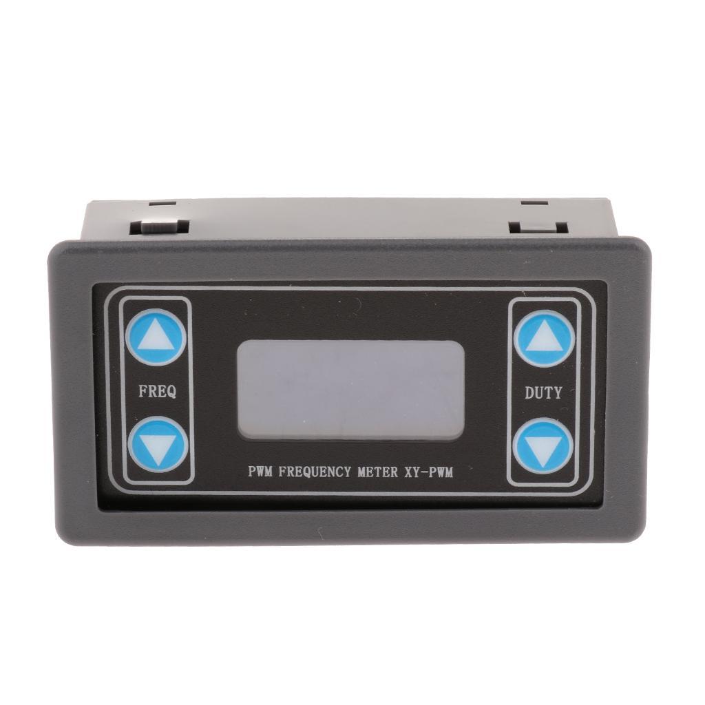 Premium PWM  Frequency Meter Adjustable Duty Ratio LCD Signal Generator