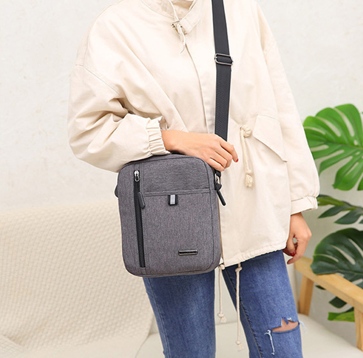 Túi đeo chéo nam chất dù chống thấm nước túi đeo chéo size lớn -064