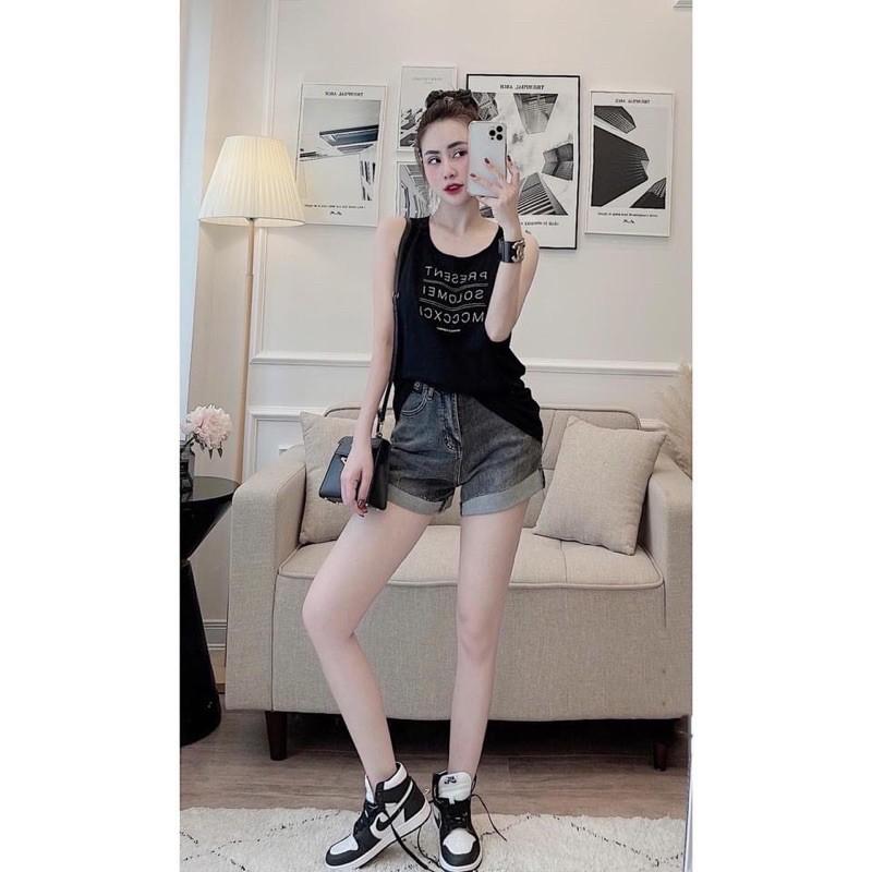 Áo ba lỗ 2 màu Basic hot hit mùa hè