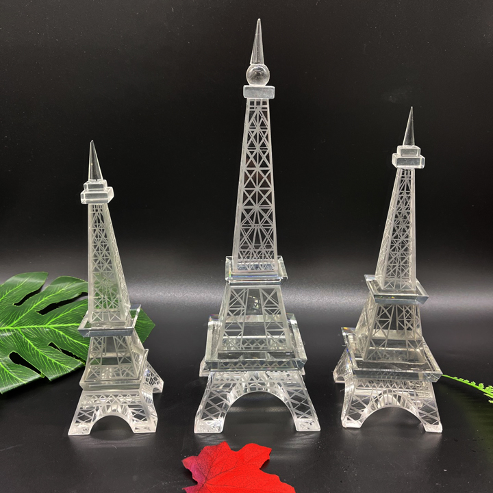 Tháp Eiffel thủy tinh pha lê - T0009