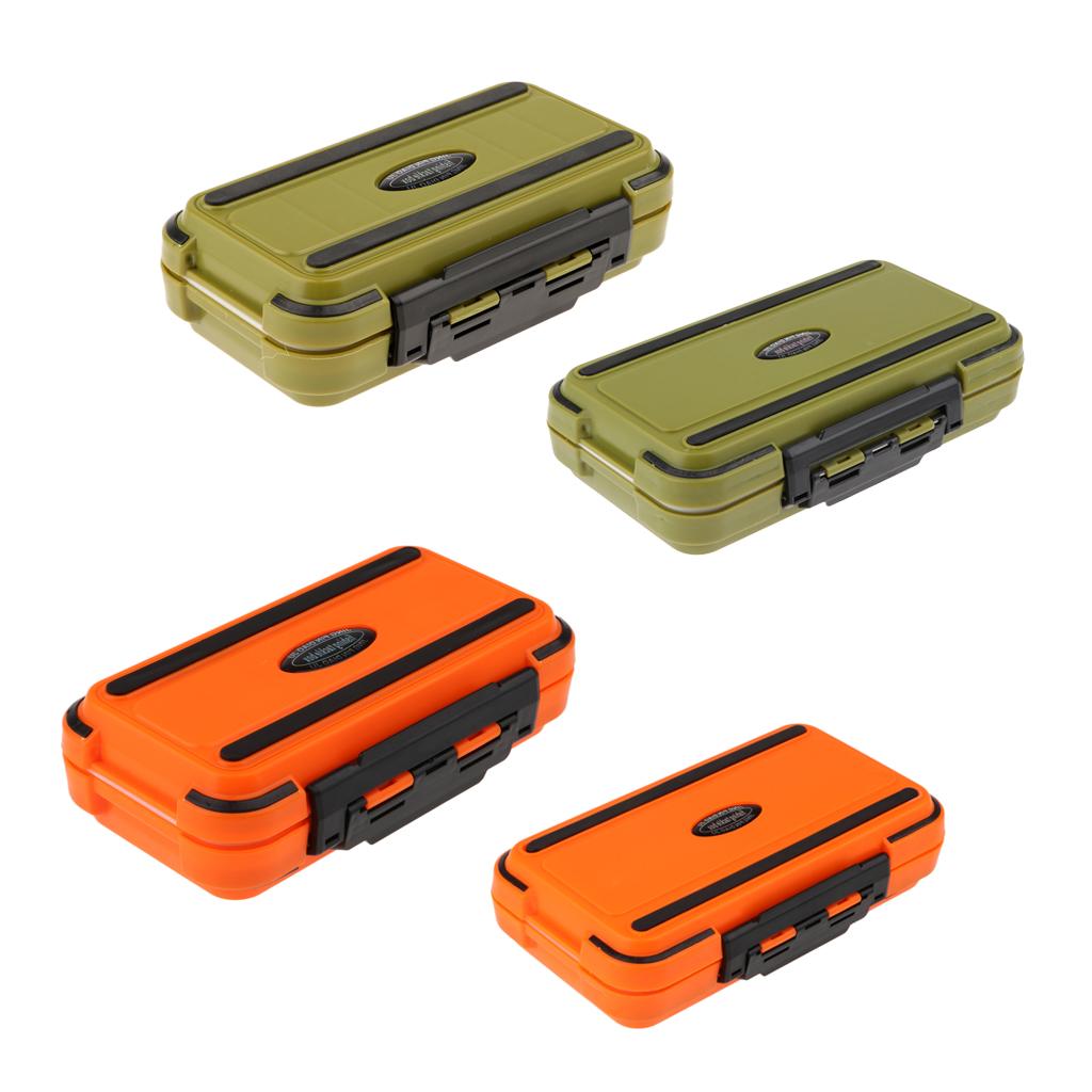 Plastic Fishing Hooks Lures Bait Tackle Storage Organizer Box Case