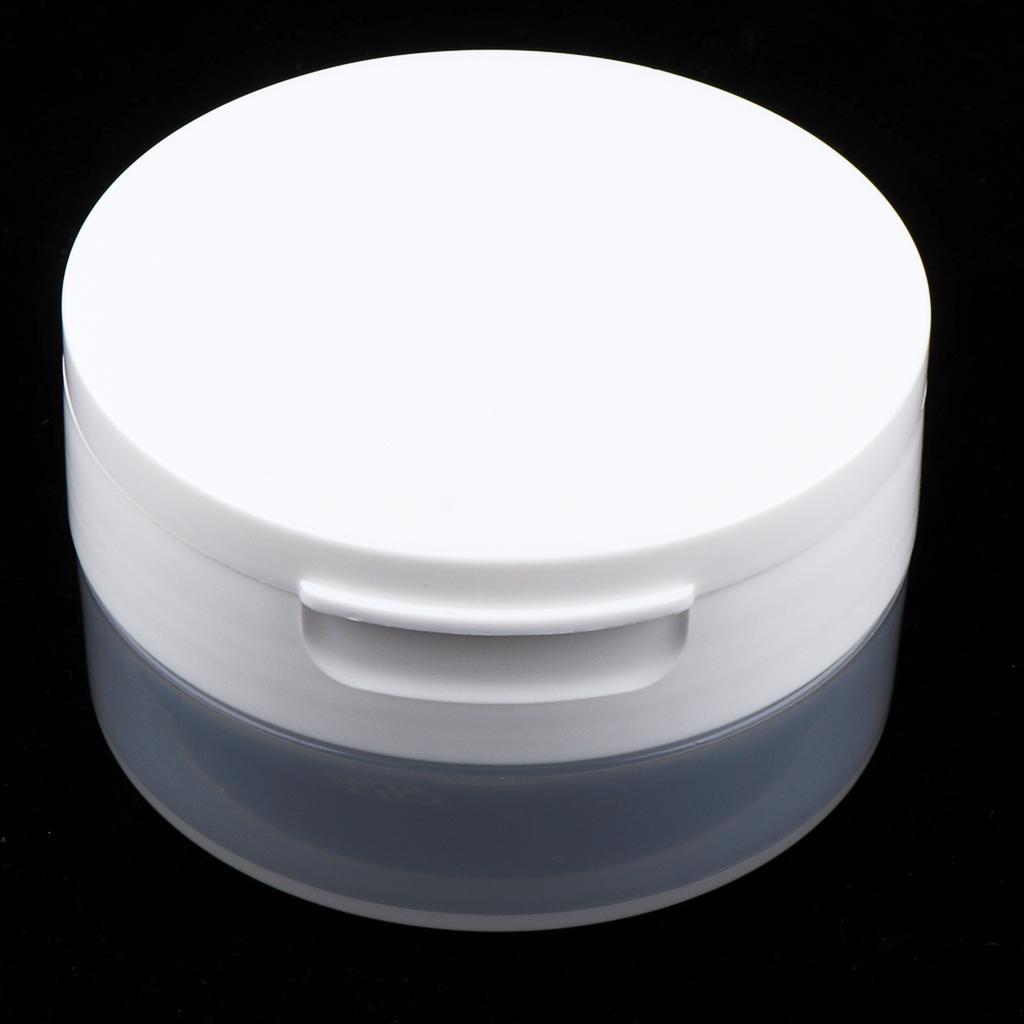 50g 80g Empty Bottle For Cosmetic Loose Powder Jar Case Makeup Pot w/ Mirror