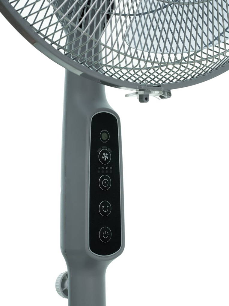 Quạt đứng có điều khiển từ xa Tefal Essential VH444790, màu xám- Hàng chính hãng