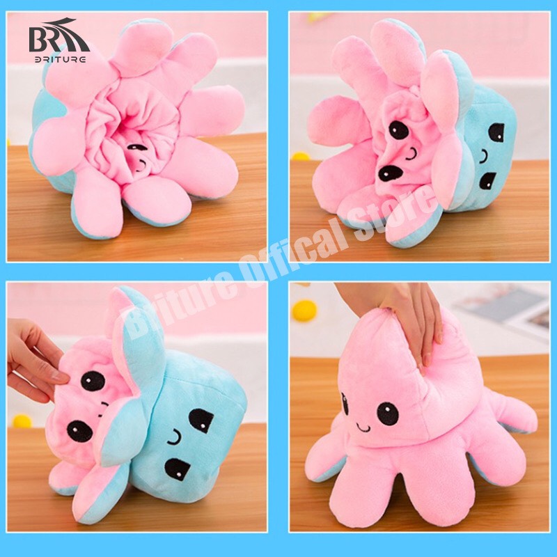 COMBO 2 THÚ BÔNG BẠCH TUỘC CẢM XÚC 20CM