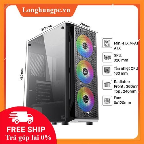 Vỏ Case Xigmatek  GAMING X 3FX ( MidTower/Màu Đen)