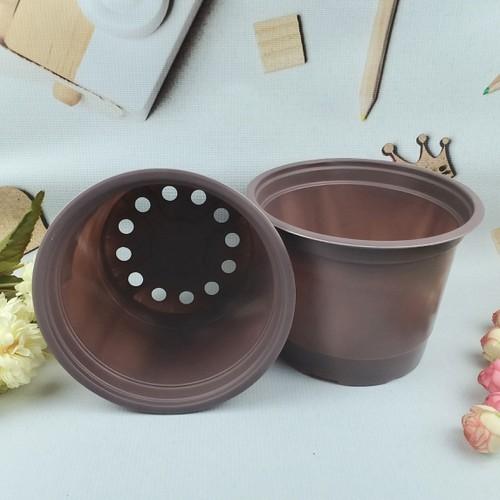 Bộ 5 Chậu Nhựa Mềm Trồng Cây 23X16Cm