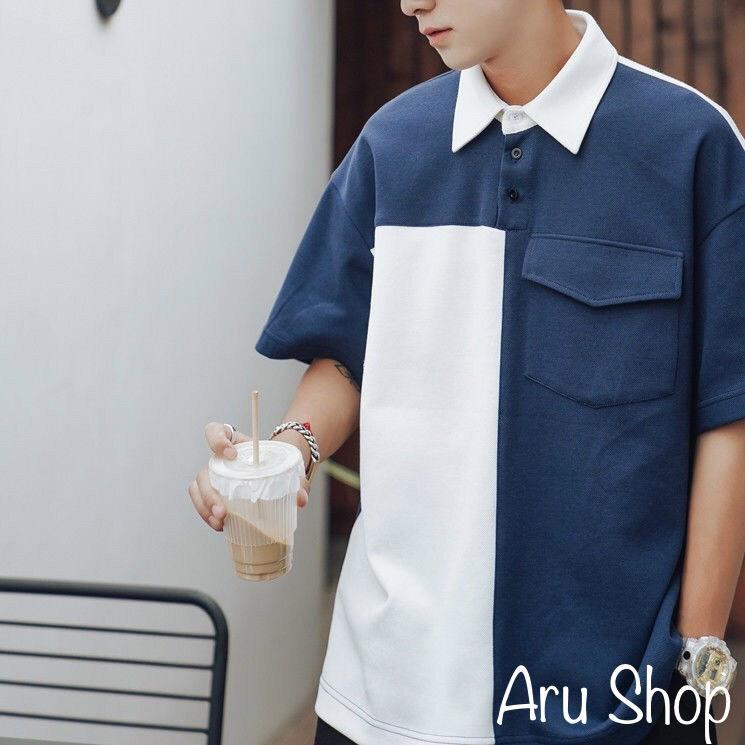Áo polo nam, áo thun nam from rộng phong cách hàn quốc ARU SHOP
