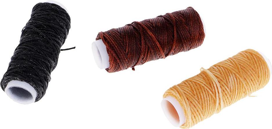 12 Cái/Bộ Da Sáp Đường Chỉ May Đường Chỉ May Kim Khâu Bộ Dụng Cụ