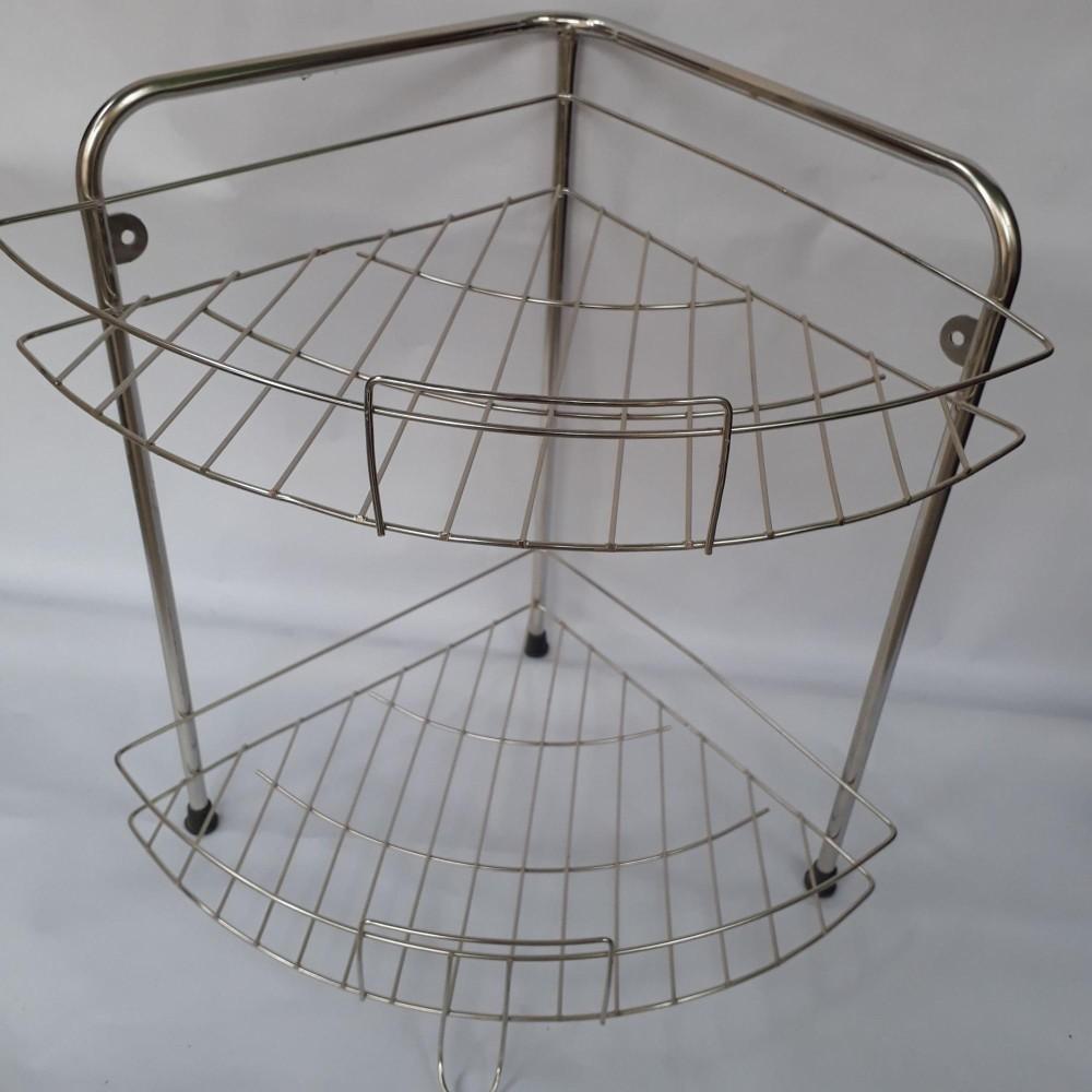 Kệ inox hình tam giác sử dụng cho nhà tắm hay bàn bếp