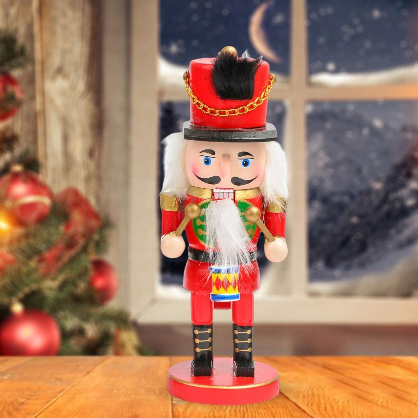 Nutcracker Figurine for Party Festive Bookcase Desktop Decorative