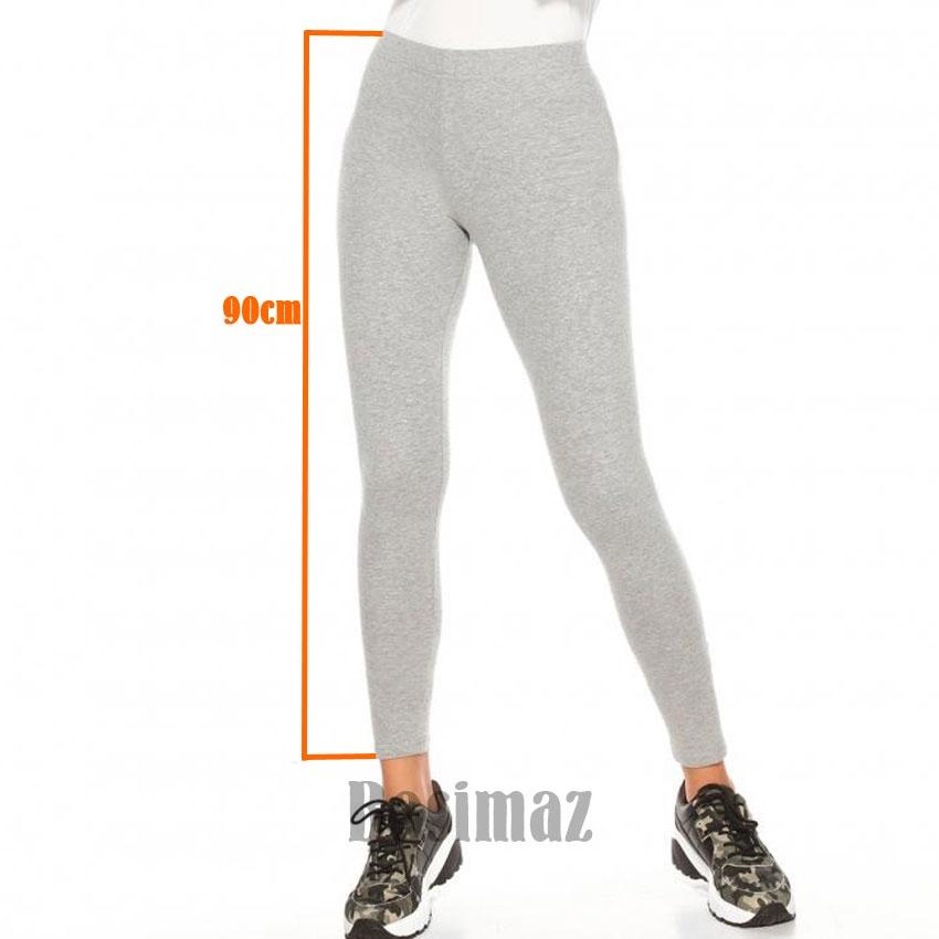 Quần Legging Nữ Bosimaz MS015 dài không túi màu tiêu xám nhạt cao cấp, thun co giãn 4 chiều, vải đẹp dày, thoáng mát.