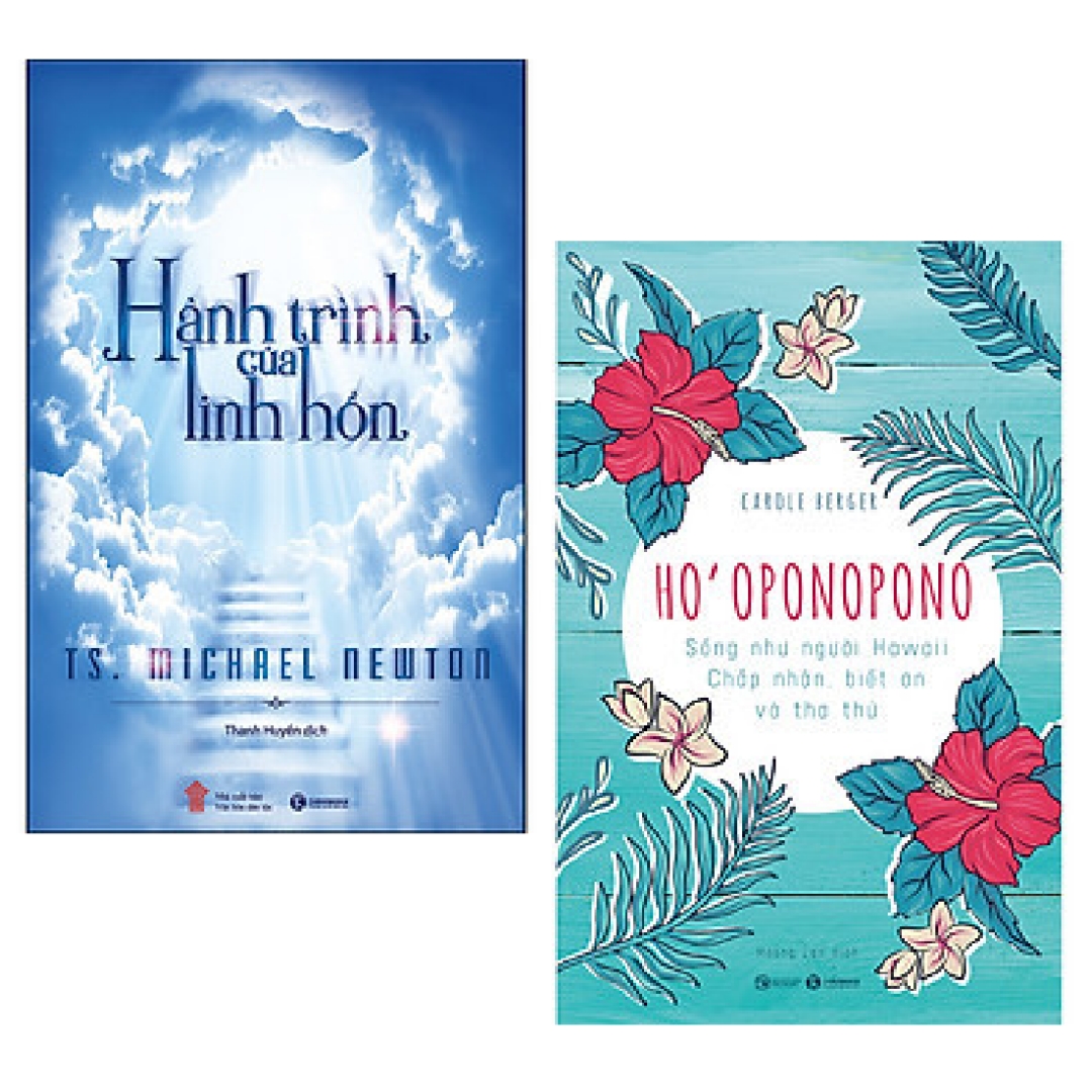 Combo 2 cuốn sách Hành Trình Của Linh Hồn HoOponopono Sống Như Người Hawaii Chấp Nhận, Biết Ơn Và Tha Thứ